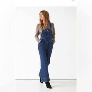 And other stories wide leg overalls
